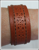 natural leather band bracelet