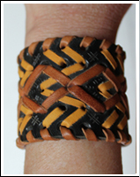 Braided cuff