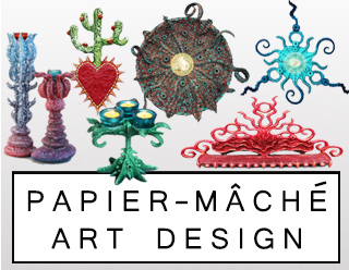 papier-machè art design
